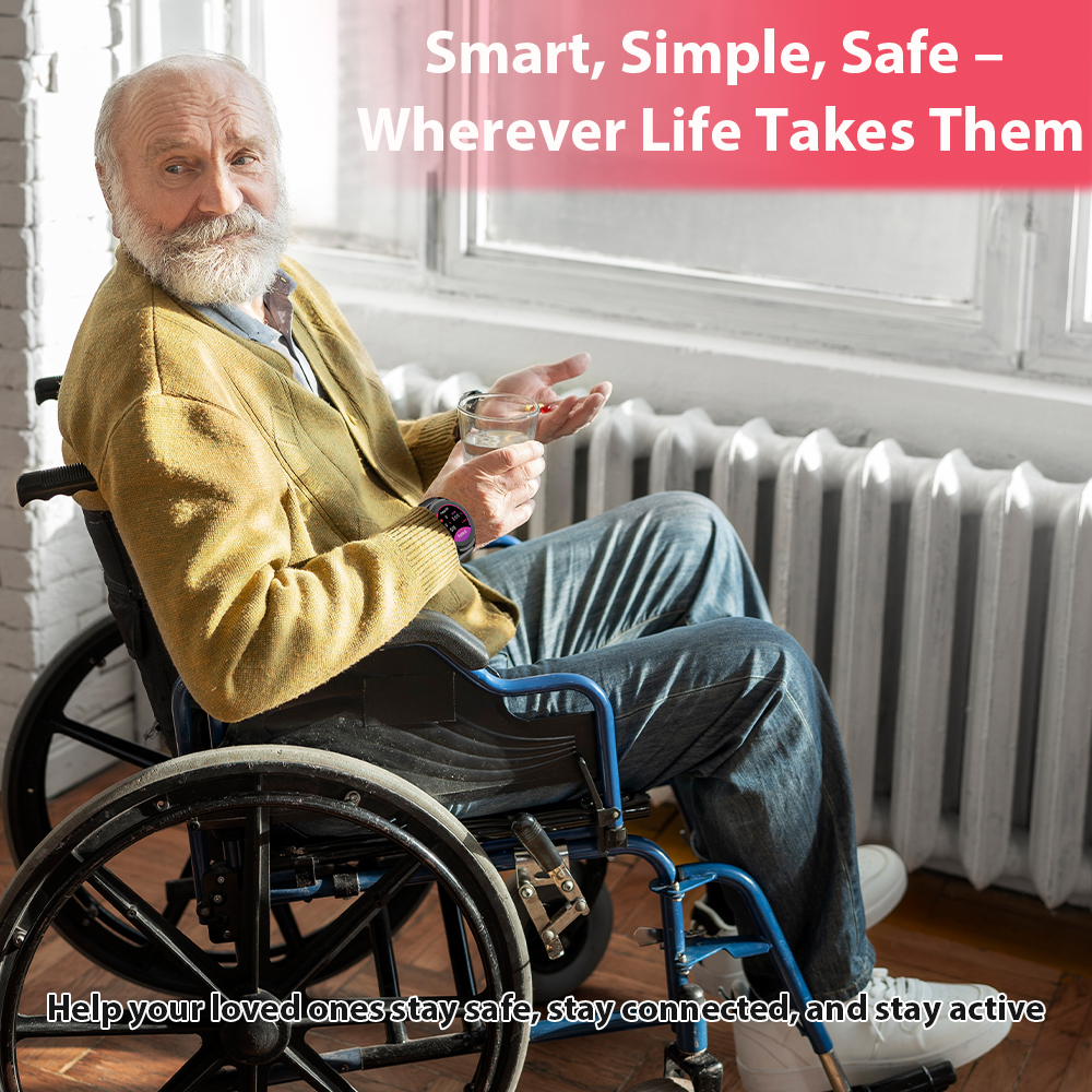 GPS Smartwatch For Elderly Emergency