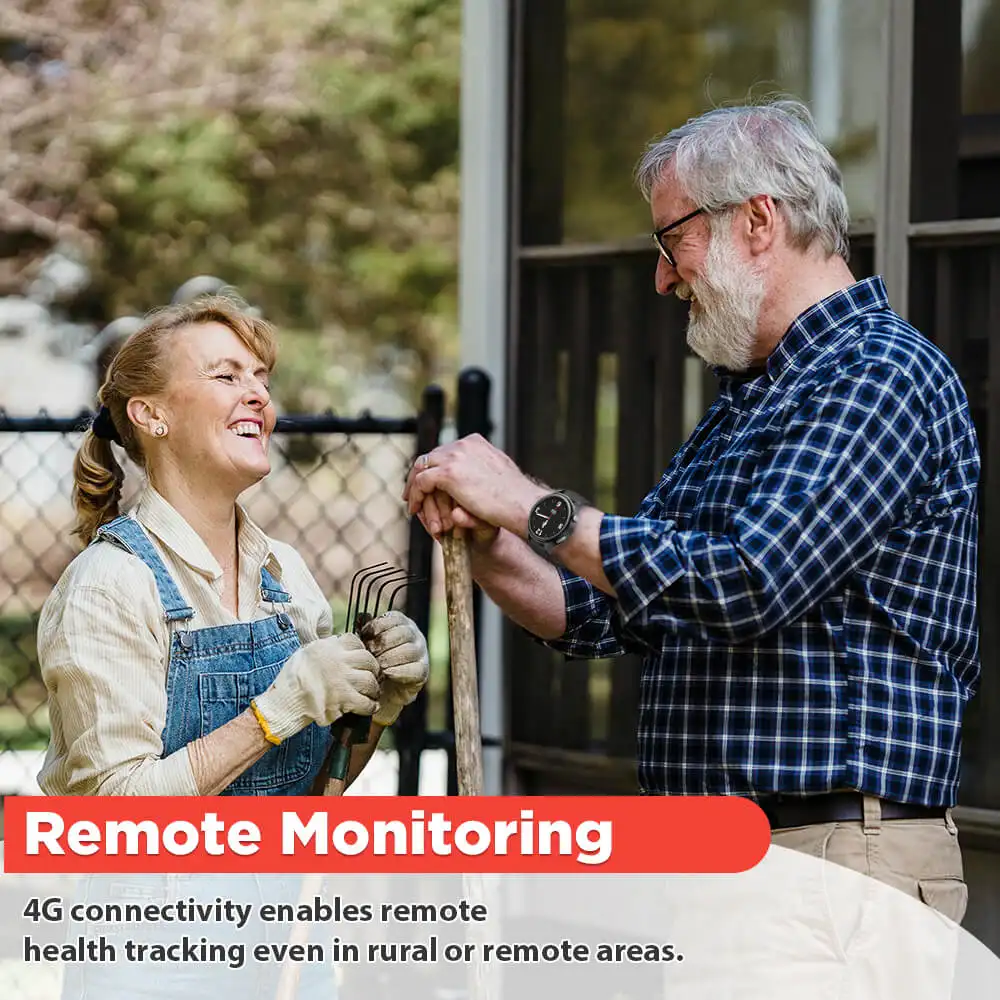 GPS Watch for Elderly – Safety & Health in One