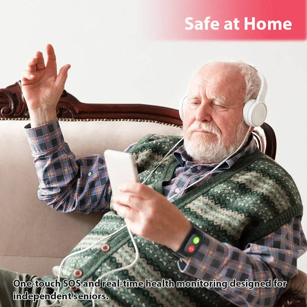 Watch With Fall Fetection for Seniors