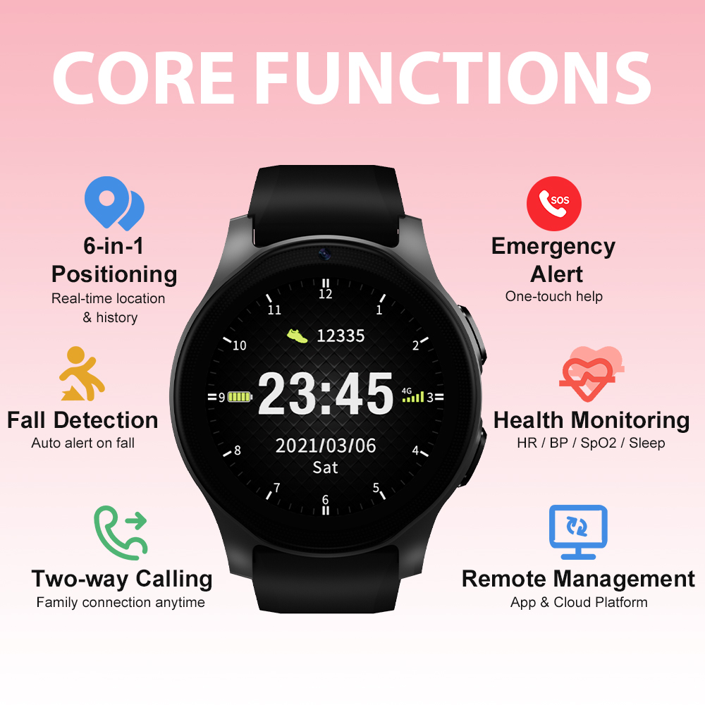 GPS Tracking Watch for Elderly