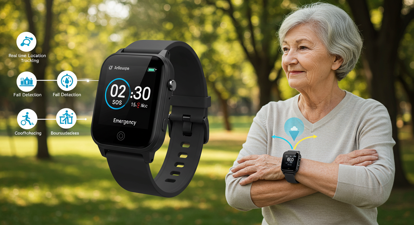 best watch to track seniors' location in real time