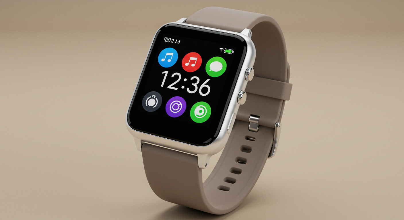 easy-to-read smartwatch for seniors