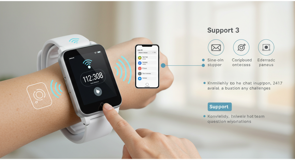 senior smartwatch with easy setup and support