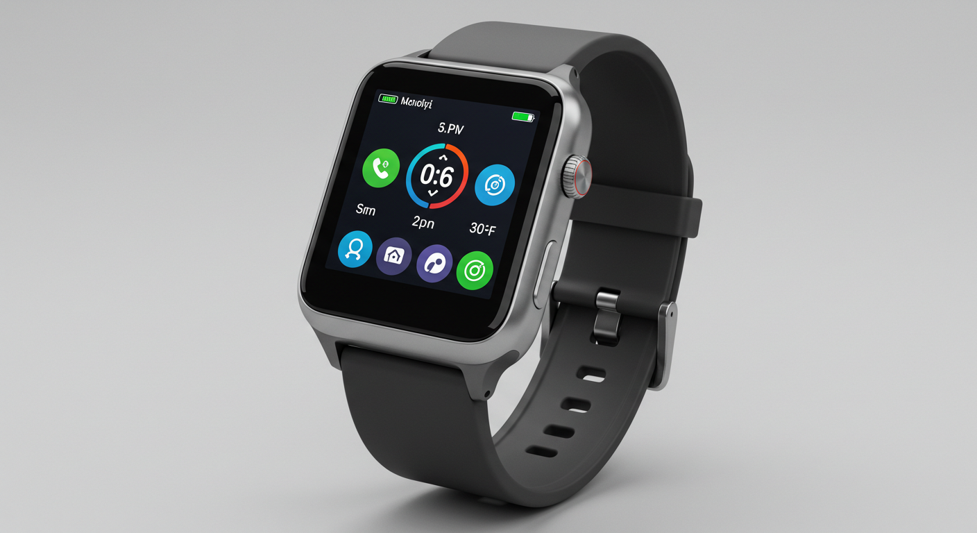 smartwatch for elderly with long battery life