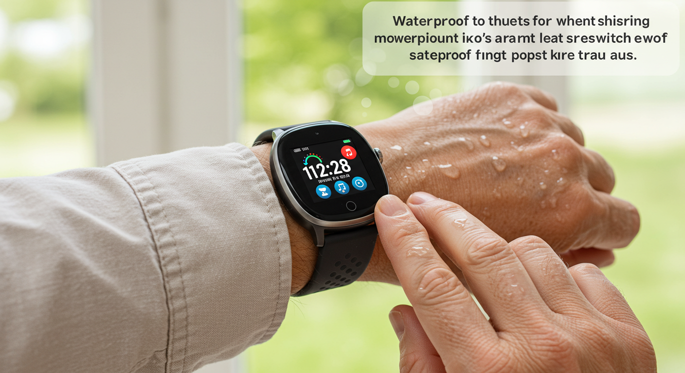 waterproof smartwatch for elderly