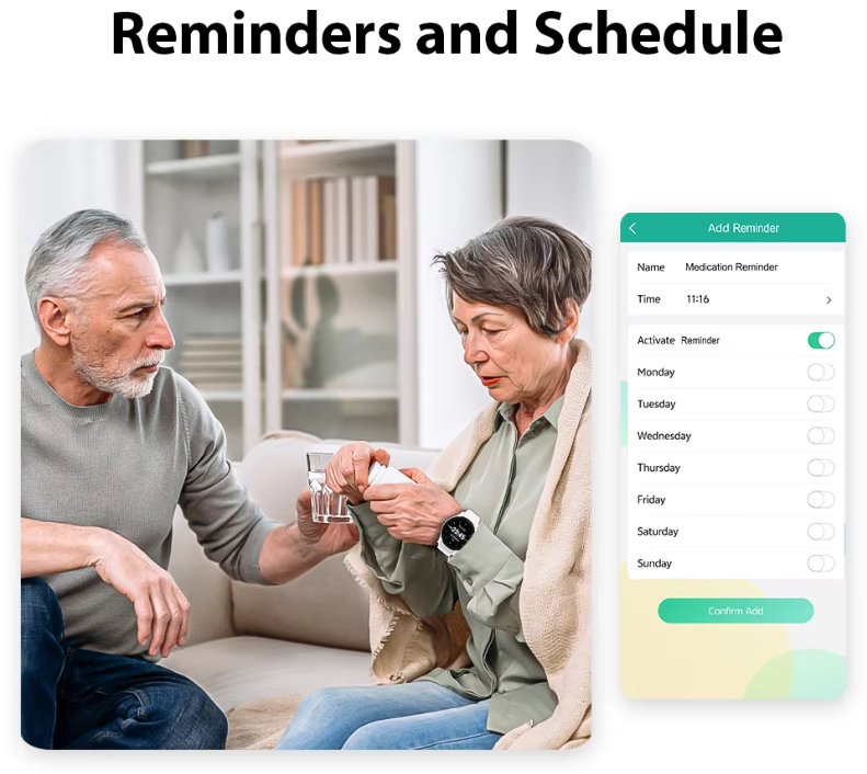 wearable monitoring devices for elderly