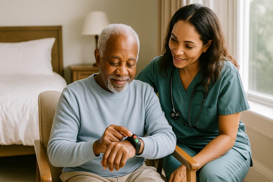Elderly smartwatch deployment