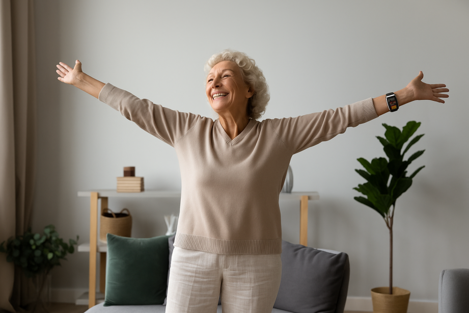 Real-time health monitoring smartwatch for elderly