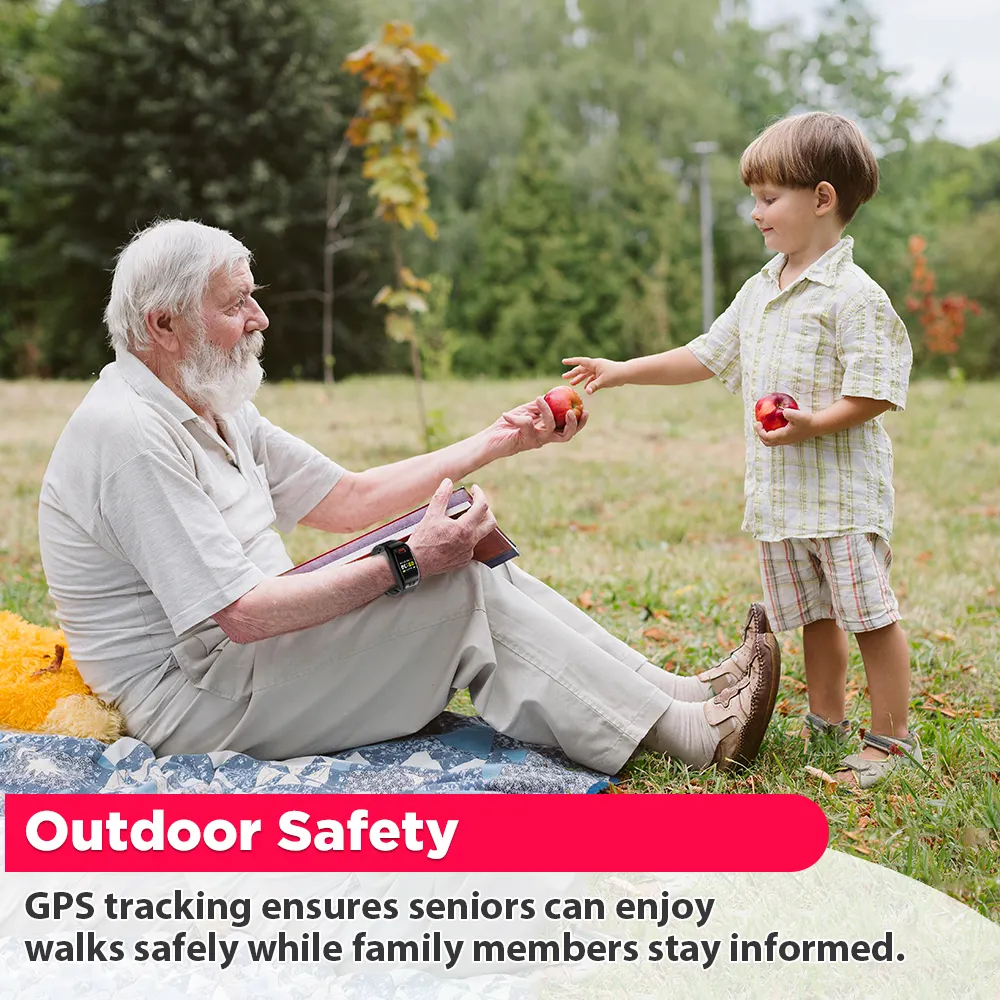 Seniors friendly smartwatch